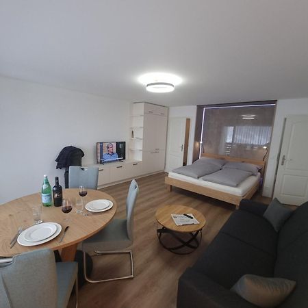 Apartments Haus Quelle Leukerbad Eksteriør bilde