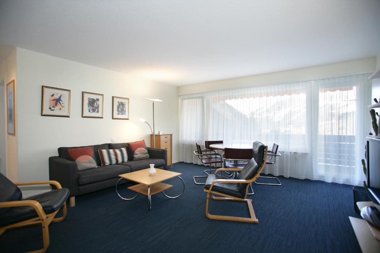 Apartments Haus Quelle Leukerbad Eksteriør bilde