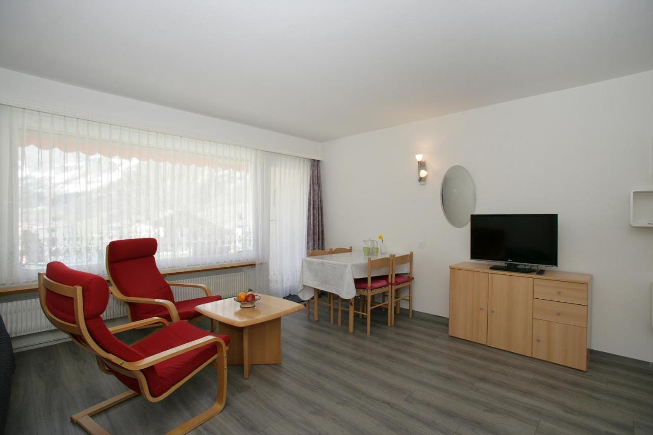 Apartments Haus Quelle Leukerbad Eksteriør bilde