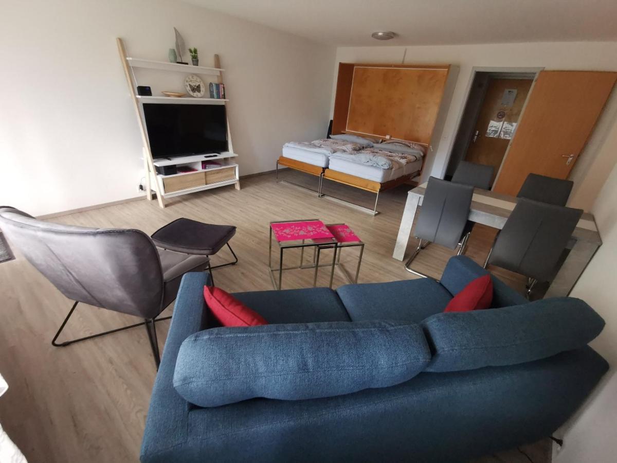 Apartments Haus Quelle Leukerbad Eksteriør bilde