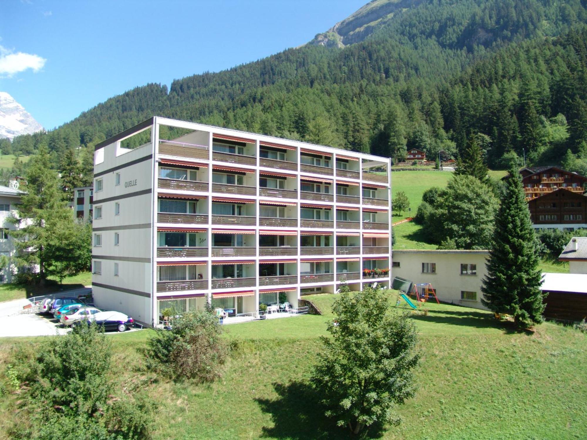 Apartments Haus Quelle Leukerbad Eksteriør bilde